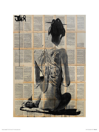 Umělecký tisk Loui Jover - Patch, 40 × 50 cm