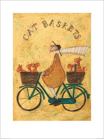 Umělecký tisk Sam Toft - Cat Baskets, 30 × 40 cm