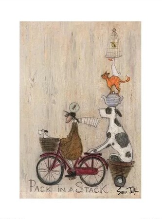 Umělecký tisk Sam Toft - Pack in a Stack, 30 × 40 cm
