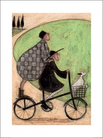 Umělecký tisk Sam Toft - Double Decker Bike, 60 × 80 cm