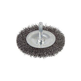 WOLFCRAFT - Kartáč okružní, vlnitý drát, 75x10mm