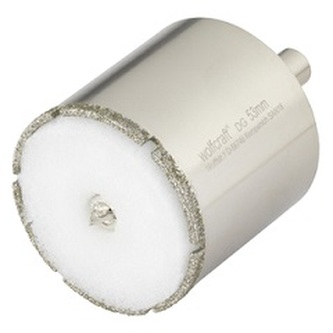 WOLFCRAFT - Korunka vrtací diamant "Ceramic" s vodním chlazením 53mm