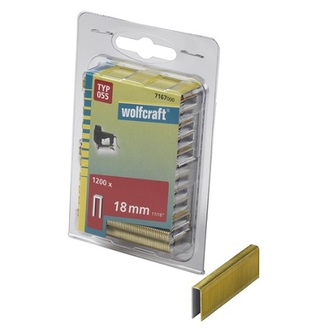 WOLFCRAFT - Spona úzká čalounická typ 055, 5,95mm výška 18 mm, 1200ks