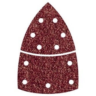 WOLFCRAFT - Pás brusný přílnavý Korund 95mm zrnitost 40/80/120, 15ks