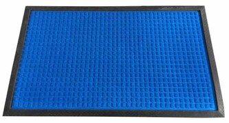 PRECIS - rohožka 45x75cm, PP + guma - obdélník, modrá