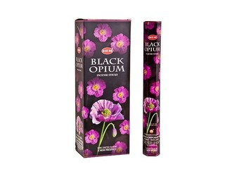 Indické vonné tyčinky HEM Black Opium 20 ks