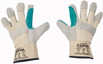 CERVA - MAGPIE pracovní kožené rukavice - vel. 10
