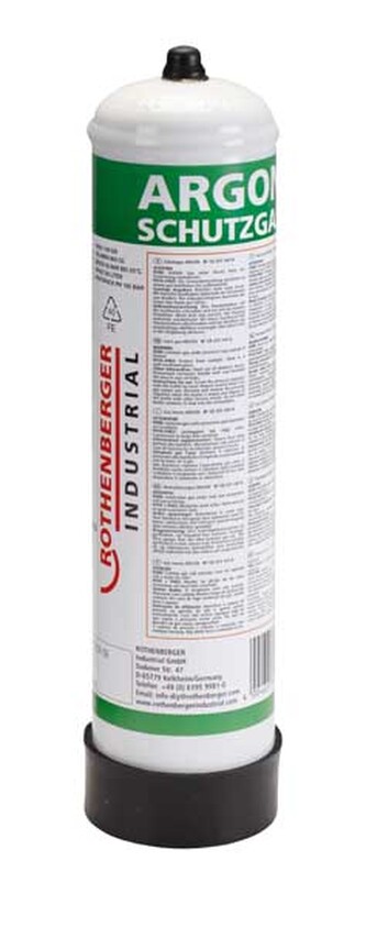 Rothenberger - plynová ocelová láhev ARGON na jedno použití 950ml