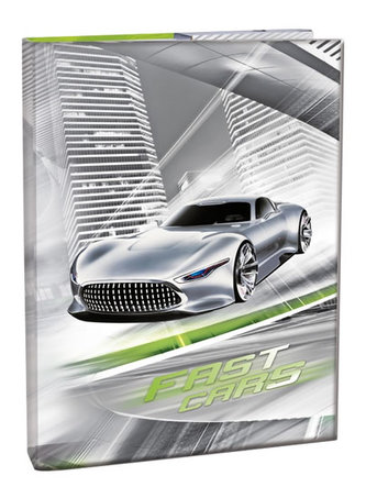 Box na sešity A4 - Fast Cars