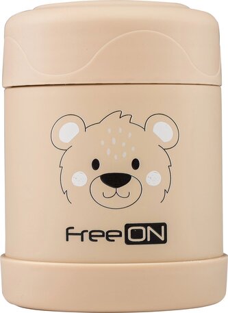 FreeON Termodóza na jídlo nerezová 350 ml - béžová