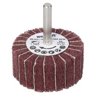 WOLFCRAFT - Mop látkový brusný  50x25mm zrnitost 150