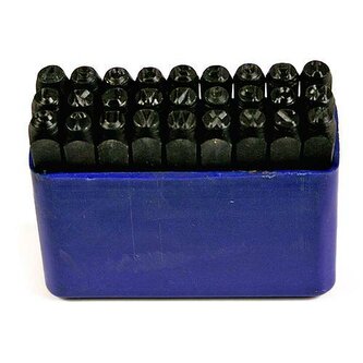 Razidla písmena 5mm - 27 ks