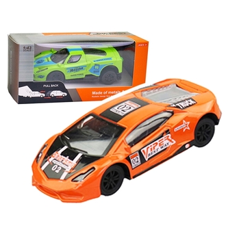 Kovové auto se zpětným chodem