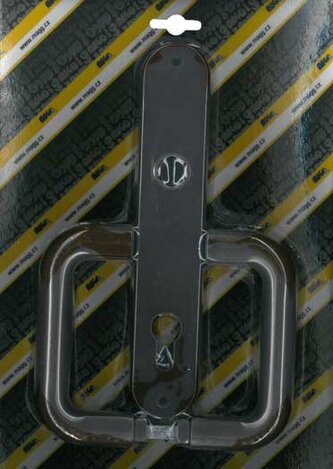 Klika plastová dveřní STANDARD 90 FAB hnědá