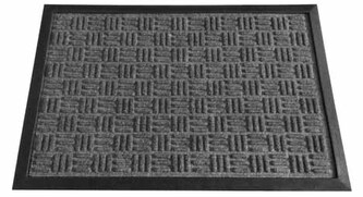 PRECIS - rohožka 40x60cm PP + guma - obdélník, černá