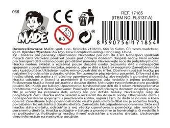 Kočárek s taškou, 41,5 x 11,5 x 65,5 cm