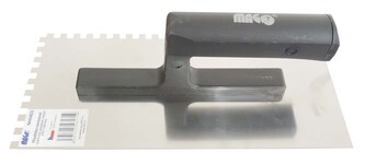 Hladítko nerezové 270x130mm zub 6mm - plastová rukojeť