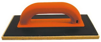 Hladítko plast ABS 280x140x8mm - plsť bílá