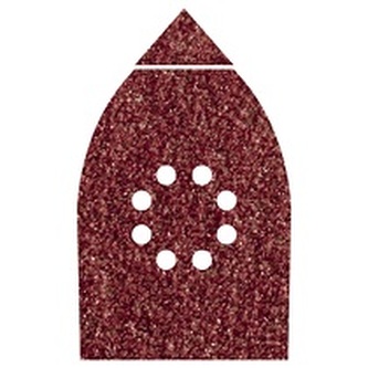 WOLFCRAFT - List brusný přilnavý 2-dílný 107x142mm zrnitost 80, 6 +18ks