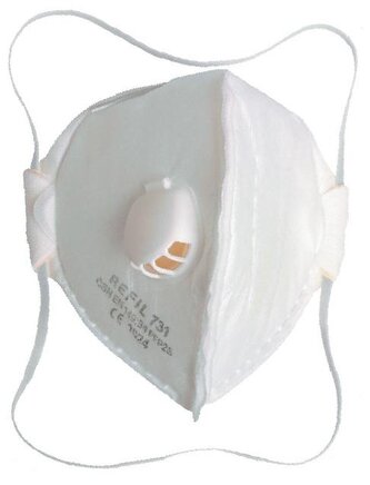 REFIL - 731 Respirátor FFP2 tvarovací s ventilkem - 15 ks