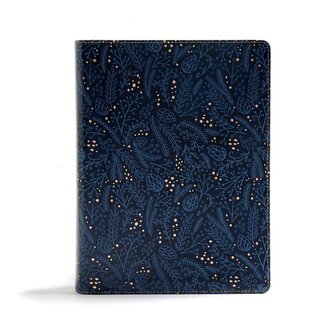 CSB Study Bible, Navy Leathertouch