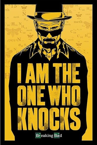 Plakát, Obraz - Breaking Bad - I am the one who knocks, 61 × 91.5 cm