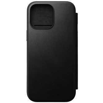 Nomad Leather Folio, black - iPhone 16 Pro Max