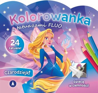 Kolorowanka z tatuażami flou Czarodziejki
