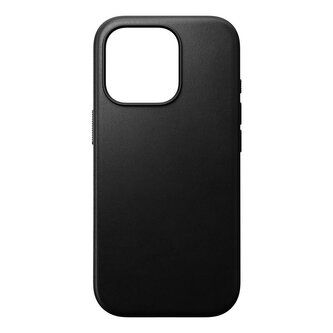 Nomad Modern Leather case, black - iPhone 16 Pro