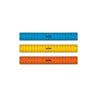 Spoko pravítko 20 cm - mix barev