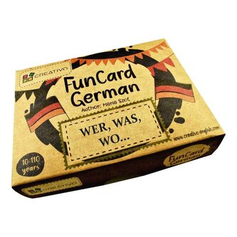 Fun Card German WER, WAS, WO...