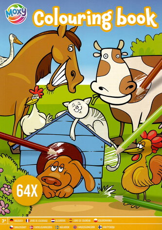 Omalovánková knížka - farma