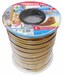 GEKO - Těsnění do oken samolepící EPDM guma D-profil 100m (2x50m) v cívce - hnědé