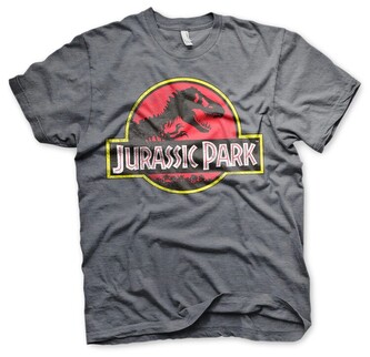 Tričko Jurassic Park - Distressed Logo, L