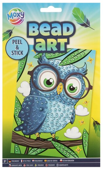 Korálkový obrázek, A5 - sova