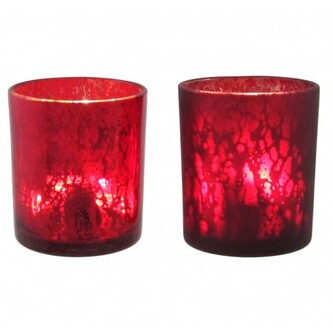 AA Sada svícínků, 5 ks červené  615500-01