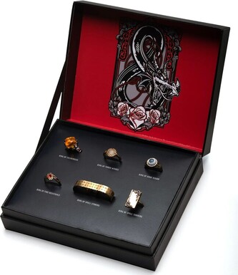 Replika Replika Dungeons & Dragons: Honor Among Thiefs - Adjustable Rings Set Skills