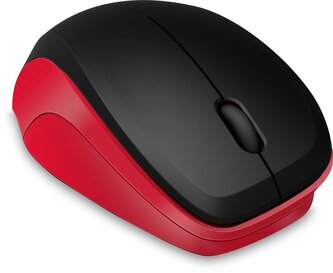 SL-630015-BKRD LEDGY Mouse - Wireless, Silent, black-red