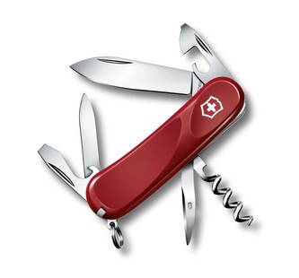 Victorinox 2.3803.E Evolution 10 multifunkčný nôž 85 mm, červená, 13 funkcií