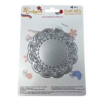 Creatissimo - vyřezávací šablona Tácek 102x102 mm