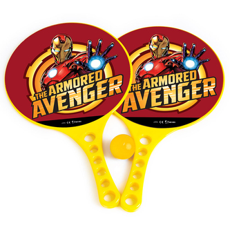 Paletki do gry + piłeczka Avengers