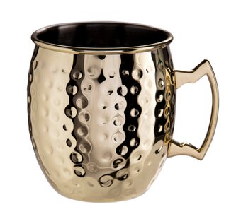Hrnek | ALCOLE | zlatý | 500 ml | 705014 Homla