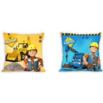 Poszewka bawełna 40x40 cm Bob Budowniczy