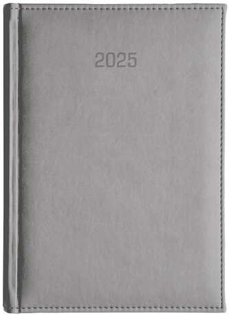 Kalendarz 2025 A5 dzienny Vivella szary