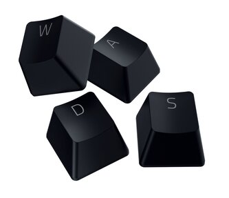 Razer PBT Keycap + Coiled Cable Upgrade Set - Classic Black - US/UK
