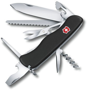 Victorinox 0.8513.3B1 Outrider multifunkčný nôž 111 mm, čierna, 14 funkcií, blister