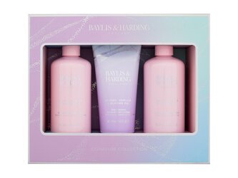 Baylis & Harding Jojoba, Vanilla & Almond Oil sprchový gel 300 ml + tělové mléko 200 ml + sprchový krém 300 ml