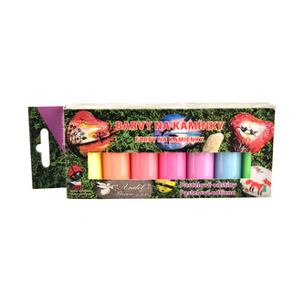 Barvy akrylové na kamínky pastelové 7x15 g