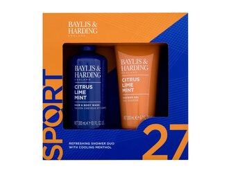 Baylis & Harding Citrus Lime Mint sprchový gel na tělo a vlasy 300 ml + sprchový gel 200 ml