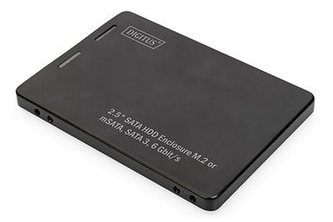 Pouzdro DIGITUS 2,5” SATA pro M.2 nebo mSATA HDD